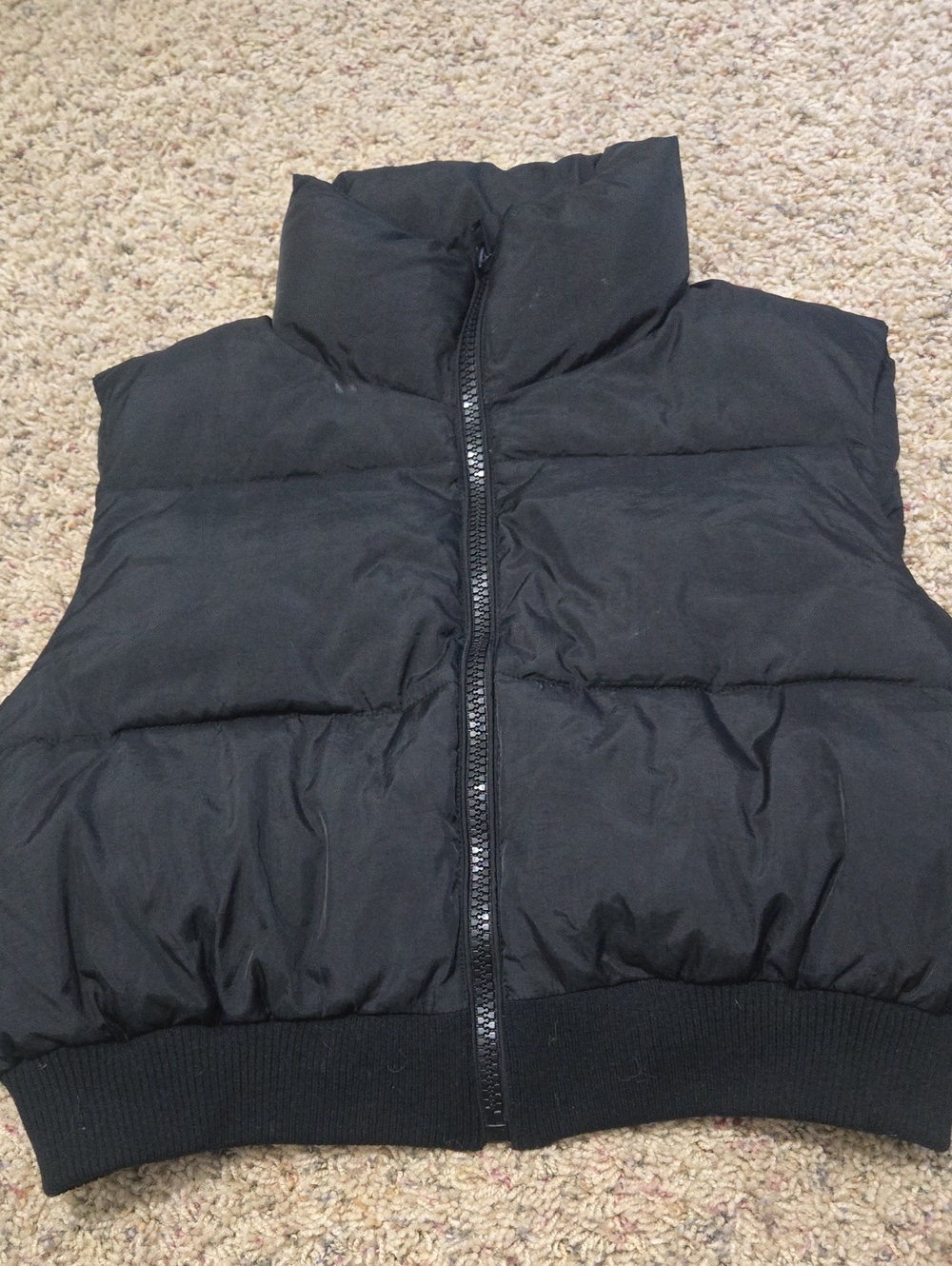 Black Puffer Vest Jacket